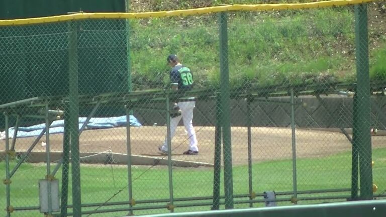 【スワローズ】ブルペンで投げる阪口皓亮〜2024年5月29日 読売ジャイアンツ対ヤクルトスワローズ G球場