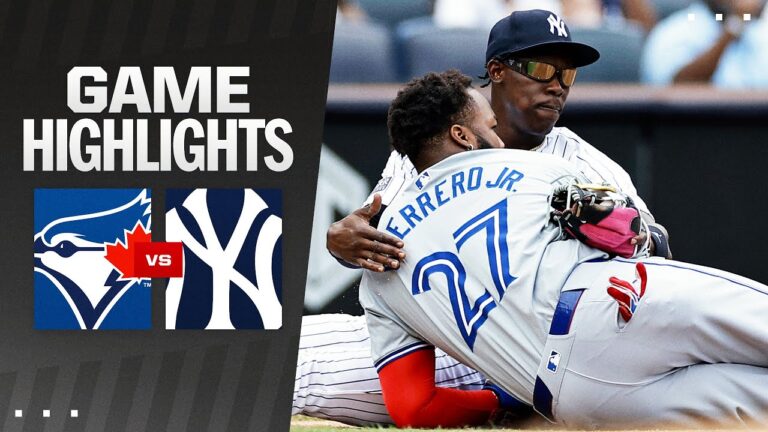 ブルージェイズ対ヤンキース戦ハイライト (8/4/24) | MLB ハイライト