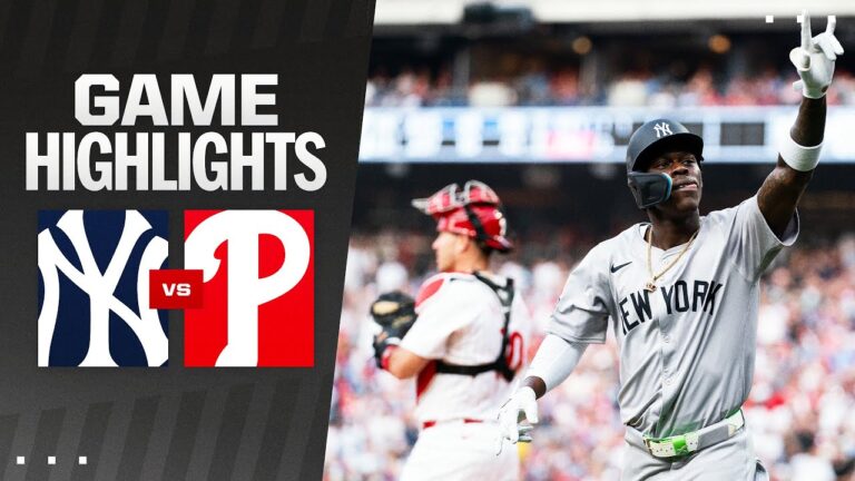 ヤンキース対フィリーズ 試合ハイライト (7/29/24) | MLB ハイライト