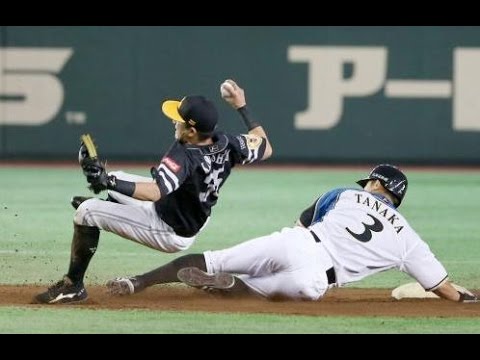 ソフトバンク 川島慶三が田中賢介と衝突で右下腿部負傷退場