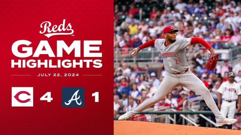 レッズ対ブレーブス戦ハイライト (7/22/24) | MLB ハイライト
