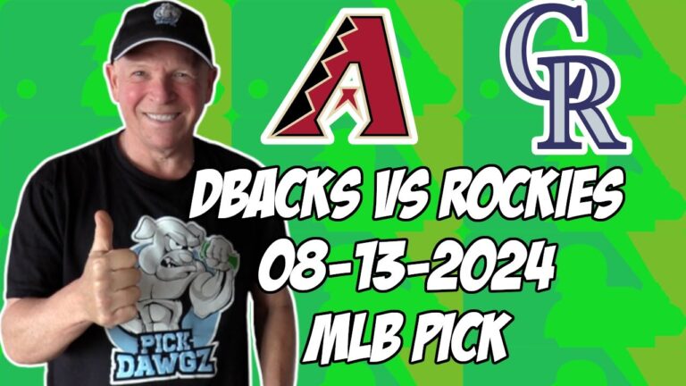 アリゾナ ダイヤモンドバックス vs コロラド ロッキーズ 8/13/24 MLB ピック & 予想 | MLB ベッティング ヒント