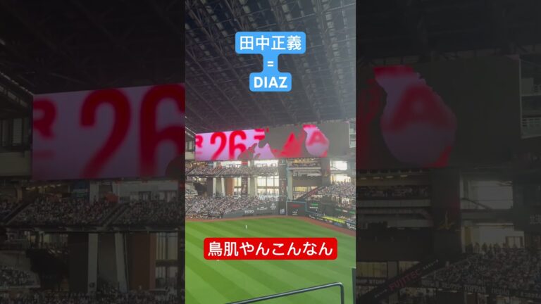 ディアスだ、、これは鳥肌だよ。 田中正義=ディアス #lovefighters #田中正義 #ジャスティス #守護神 #ディアス #diaz #baseball #shorts