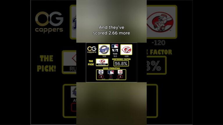 Royals vs Reds MLB Picks & Predictions for Today 8/17/24 #ogcappers