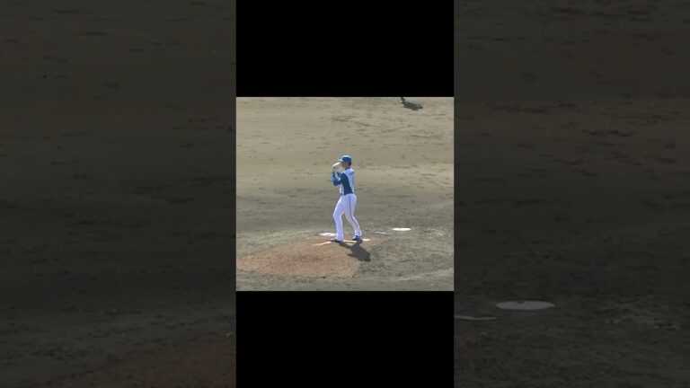 育成4年目 松本遼大のピッチングフォーム〜2024年6月5日 日本ハムファイターズ対 千葉ロッテマリーンズ 鎌ヶ谷スタジアム