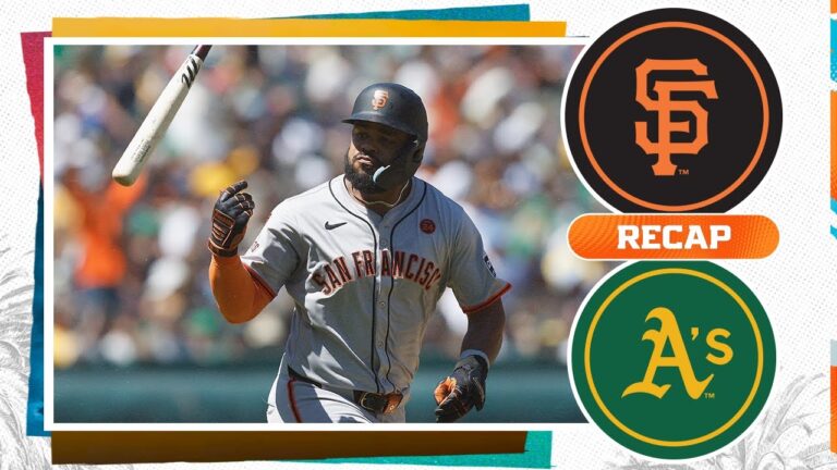 Giants vs. A's Game Highlights (8/18/24) | MLB Highlights