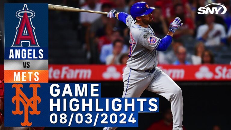 メッツ対エンゼルス (2024 年 8 月 3 日) | NY メッツ ハイライト | SNY
