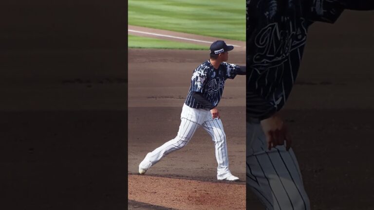 2024.08.11 北海道日本ハム-埼玉西武 #粟津凱士 投球シーン #seibulions #プロ野球 (鎌ヶ谷スタジアム)