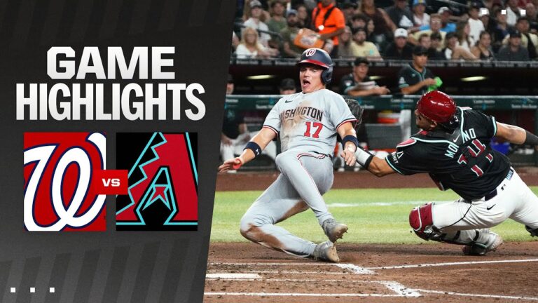 ナショナルズ対ダイヤモンドバックス 試合ハイライト (7/29/24) | MLB ハイライト