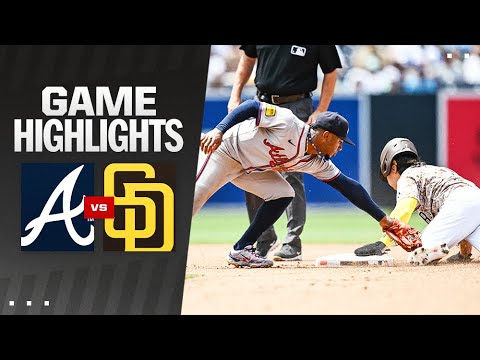 ブレーブス対パドレス戦ハイライト (7/14/24) | MLB ハイライト