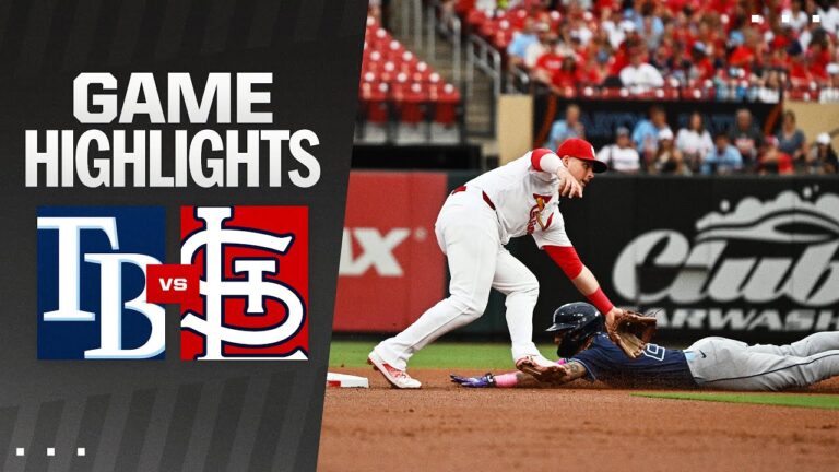 レイズ対カーディナルス戦ハイライト (8/6/24) | MLB ハイライト