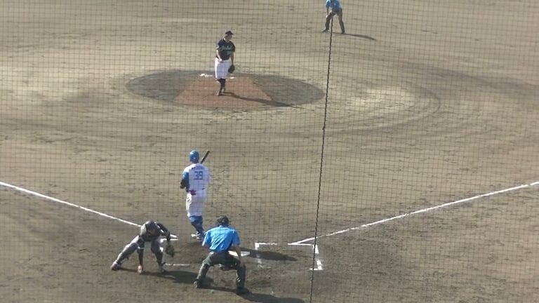 有薗直輝を打ち取る阪口皓亮〜2024年9月4日 日本ハムファイターズ対ヤクルトスワローズ