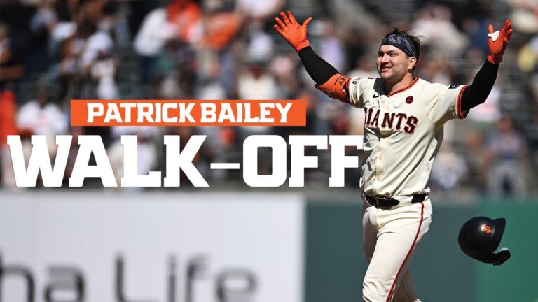 Patrick Bailey Completes RBI Hat Trick with Walk-Off Double | San Francisco Giants Highlights