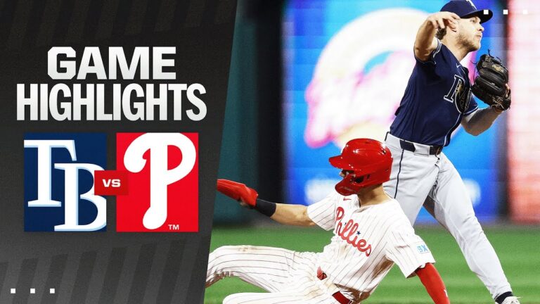 レイズ対フィリーズ戦ハイライト (9/9/24) | MLB ハイライト