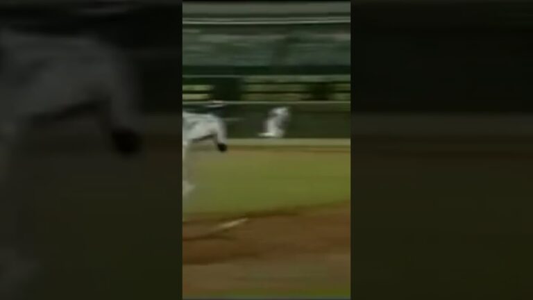 Lenny Dkystra Beats Out Infield Hit