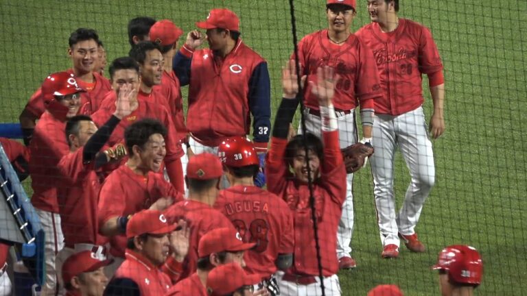 「今年の宇草」が価値ある先制２ランホームラン　新井監督が「去年の宇草と今年の宇草は違う」と形容　右翼席へズドン　2024年4月23日　広島カープ 堂林翔太　菊池涼介　小園海斗