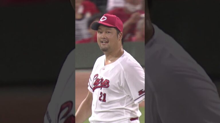 【忍者守備】中崎翔太も惚れ惚れ！矢野雅哉の好プレー！#カープ #広島東洋カープ #プロ野球 #shorts 【球団認定】カープ全力応援チャンネル