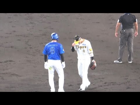 【すいません！木浪 大山 青柳がしっかりと謝罪！神里にデットボールを当てるも】阪神対横浜