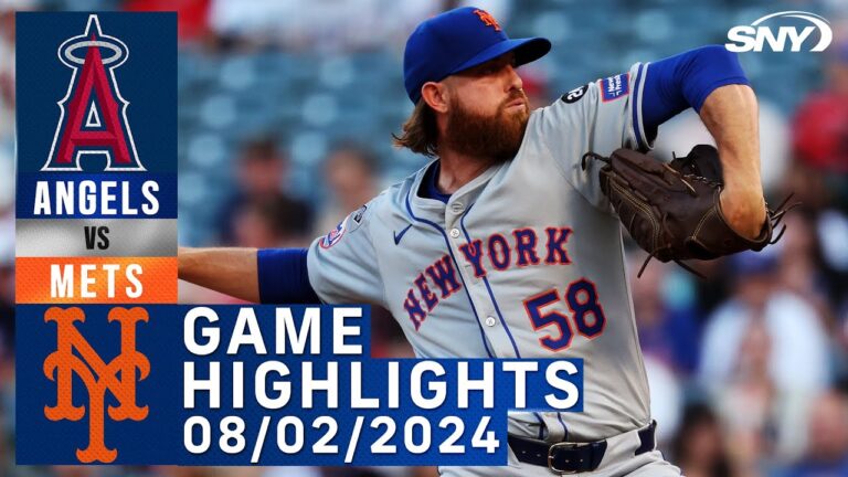 メッツ対エンゼルス (2024 年 8 月 2 日) | NY メッツ ハイライト | SNY