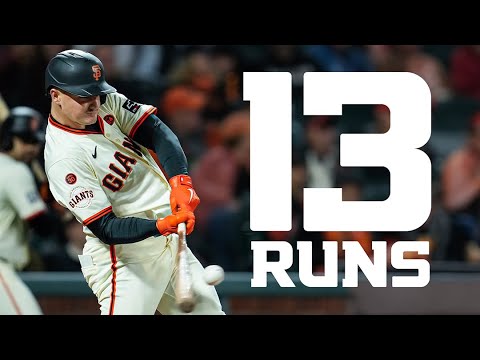 サンフランシスコ・ジャイアンツがミルウォーキー・ブルワーズ戦で13得点 | MLBハイライト