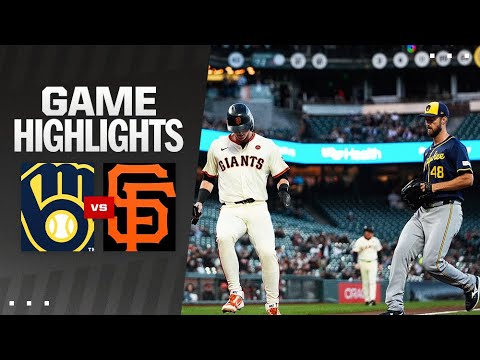 ブルワーズ対ジャイアンツ戦ハイライト (9/11/24) | MLB ハイライト