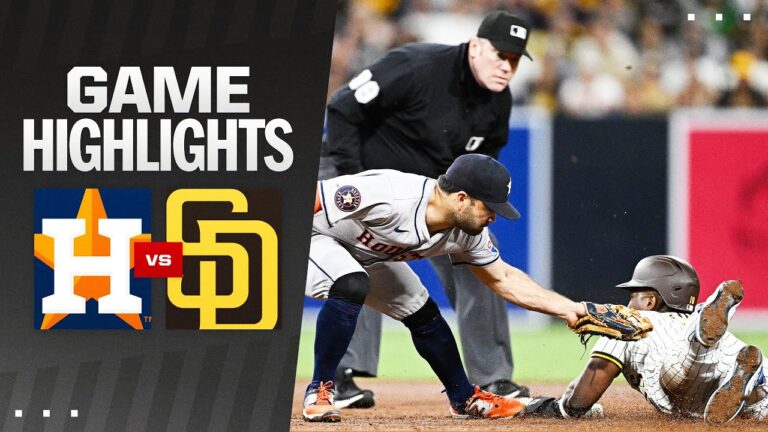 アストロズ対パドレス 試合ハイライト (9/16/24) | MLB ハイライト