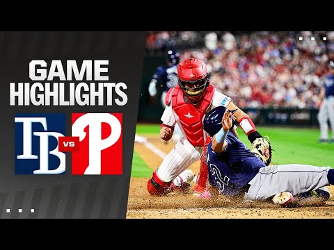 レイズ対フィリーズ 試合ハイライト (9/11/24) | MLB ハイライト