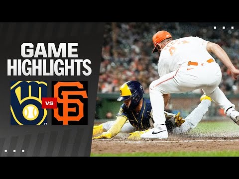 ブルワーズ対ジャイアンツ戦ハイライト (9/10/24) | MLB ハイライト