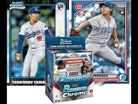 BGB1558 MLB 2024 BOWMAN CHROME HOBBY CASE GROUP BREAKS BROG水道橋 大谷翔平 山本由伸 今永昇太 野球カード ドジャース メジャーリーグ