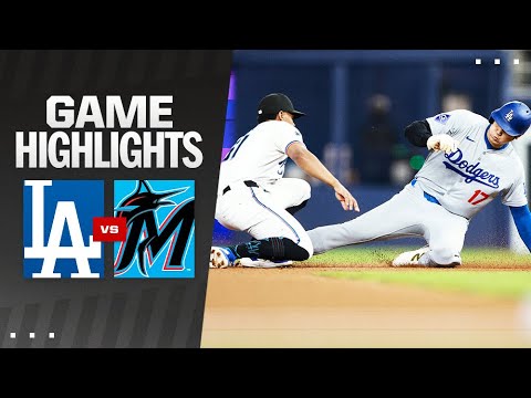 ドジャース対マーリンズ 試合ハイライト (9/18/24) | MLB ハイライト