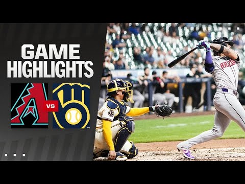 ダイヤモンドバックス対ブルワーズ 試合ハイライト (9/19/24) | MLB ハイライト