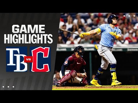 レイズ対ガーディアンズの試合ハイライト (9/13/24) | MLB ハイライト