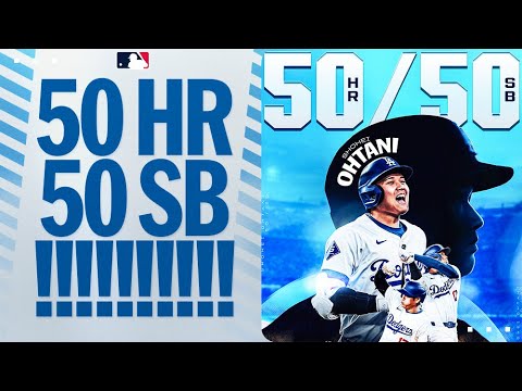 50/50!!大谷翔平が史上初の50HR/50SBシーズンで歴史を作る！ | 大谷翔平ハイライト