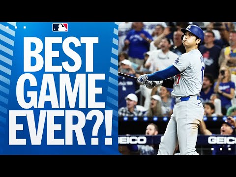 史上最高の試合?!? 大谷翔平が6打数6安打、3本塁打、2盗塁、10打点! (50/50クラブに加入!)