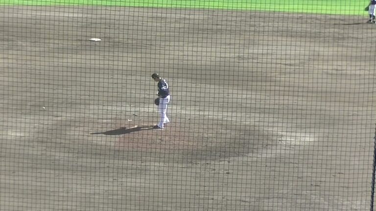 【ソフトバンク】古川侑利 の投球フォーム（2024年9月2日 読売ジャイアンツ3軍 対 ソフトバンクホークス3軍）