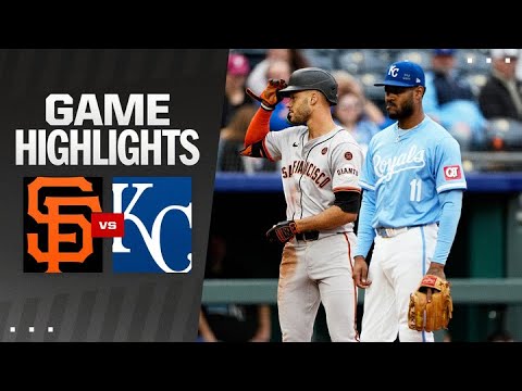 ジャイアンツ対ロイヤルズ 試合ハイライト (9/22/24) | MLB ハイライト