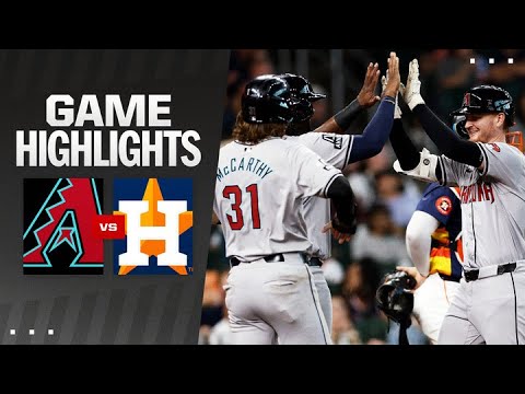 Dバックス対アストロズの試合ハイライト (9/8/24) | MLB ハイライト