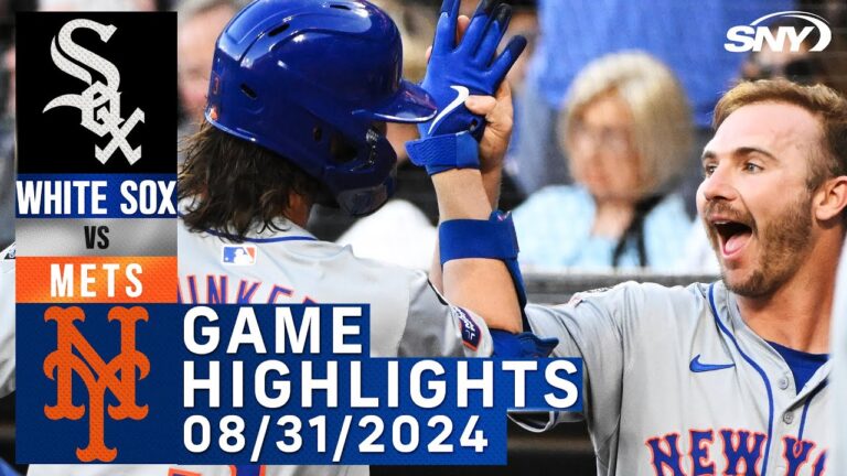 メッツ vs ホワイトソックス (2024/8/31) |ニューヨーク・メッツのハイライト | SNY