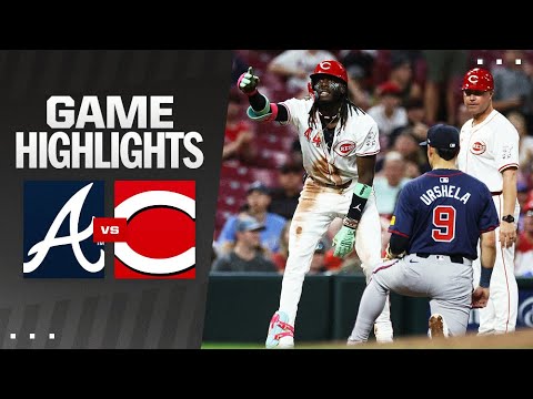 ブレーブス対レッズの試合ハイライト (9/18/24) | MLB ハイライト