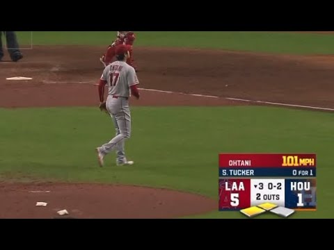 【MLB】大谷翔平 100マイル越え ストライク集 【豪速球】