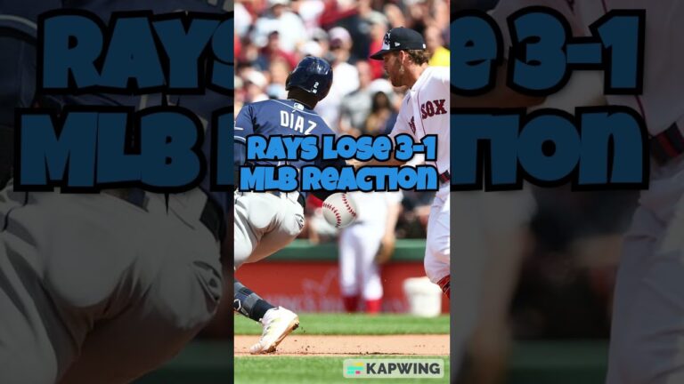 Rays Lose 3-1 MLB Reaction ⚾#shorts #mlb #raysup #tampabayrays #baseball #gorays #baseballhighlights