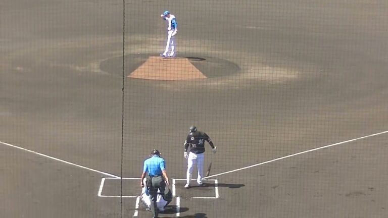 ロッテ平沢大河を見逃し三振にとるマーフィー〜2024年9月11日 日本ハムファイターズ対ロッテマリーンズ