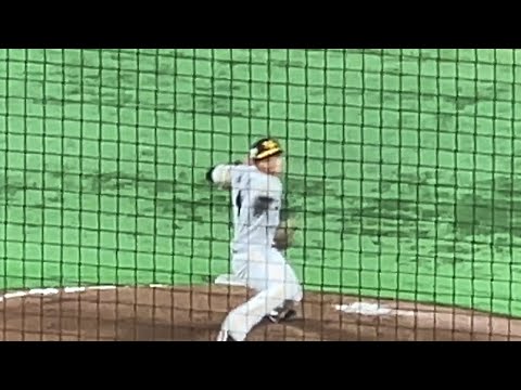 ホークス前田悠伍プロ初登板バックネットから