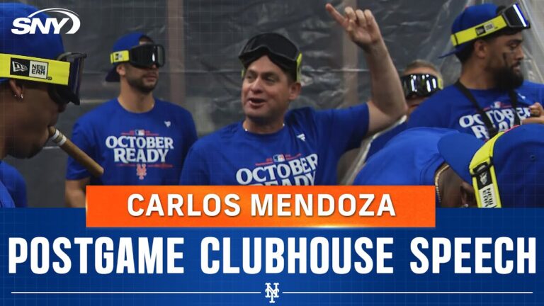 カルロス・メンドーサがプレーオフ進出を決めてメッツを盛り上げる | SNY