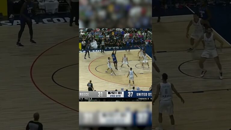 アメリカ代表エース、アンソニー・エドワーズが練習試合で躍動 #FIBAWC2023 【NBA Rakuten】#shorts