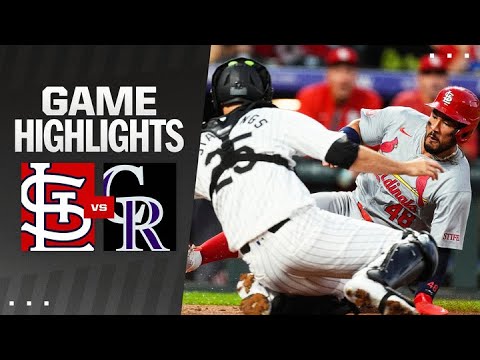 カージナルス対ロッキーズの試合ハイライト (9/25/24) | MLB ハイライト