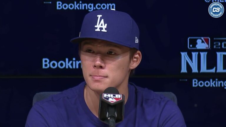 2024 NLDS: 山本由伸、ドジャースでのポストシーズン初出場を語る (Yoshinobu Yamamoto interview in Japanese)