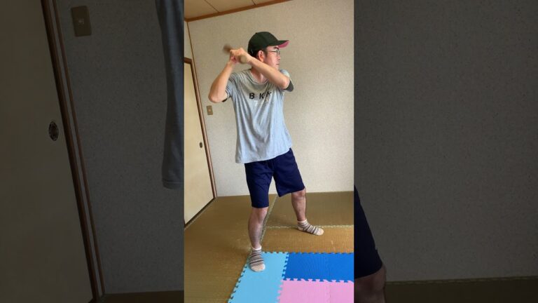 野球人メヒア（横）のスイング＃ショート