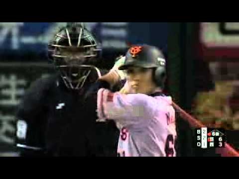 中井 6回表 三遊間タイムリーヒット 2013 06 03 西武×巨人