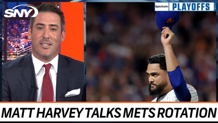 元メッツのエース、マット・ハーベイは今年のローテーションを2015年のメッツのスタッフと比較する | SNY